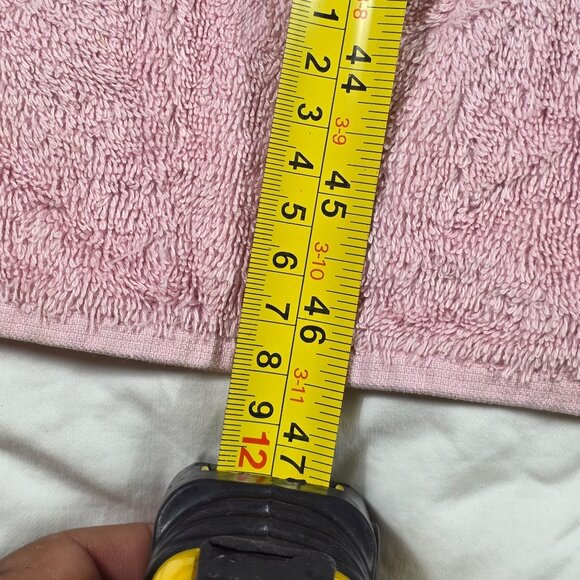 Vintage Royal Velvet By Fieldcrest Pink Bath Towel 100% Cotton Plush Absorbent - Picture 6 of 8
